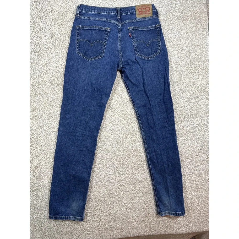 Levis 514 Jeans Mens 31x32 Blue Denim Straight Leg Stretch Medium Wash Pants